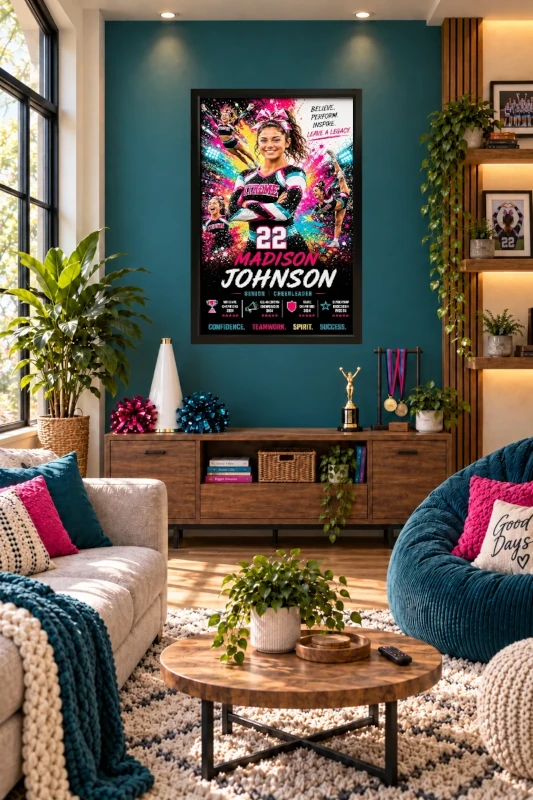 Cheerleader den display