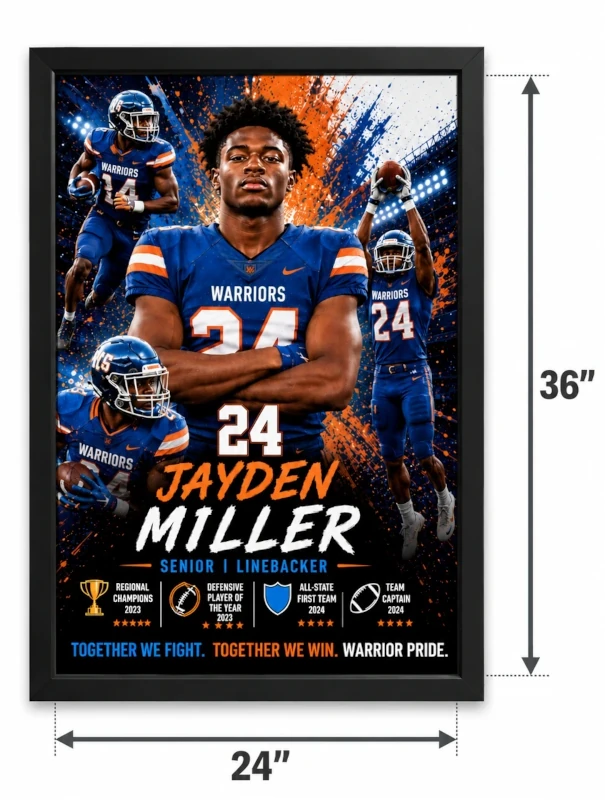 Football size comparison