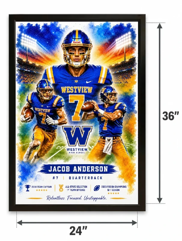 Football size comparison