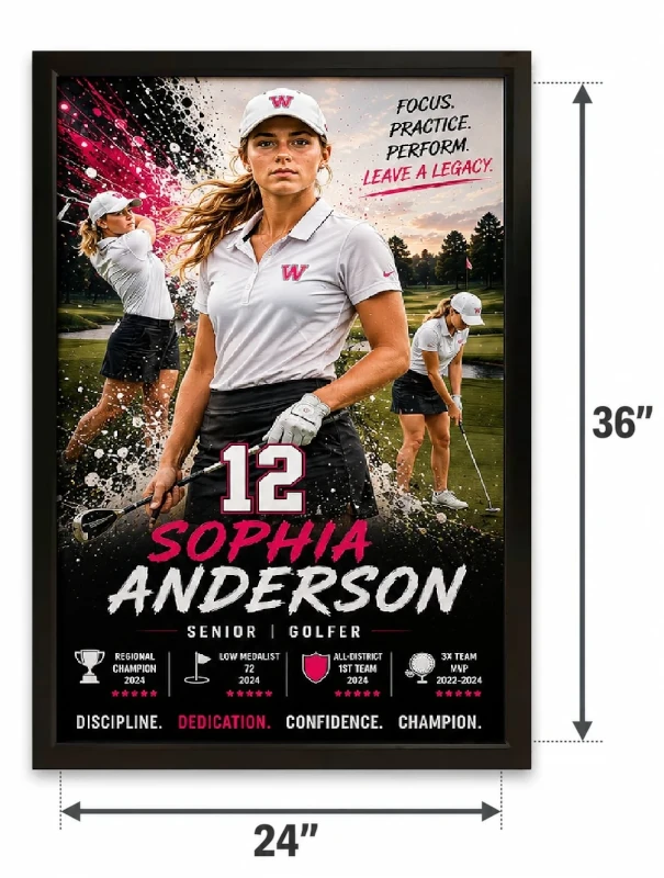 Golf size comparison