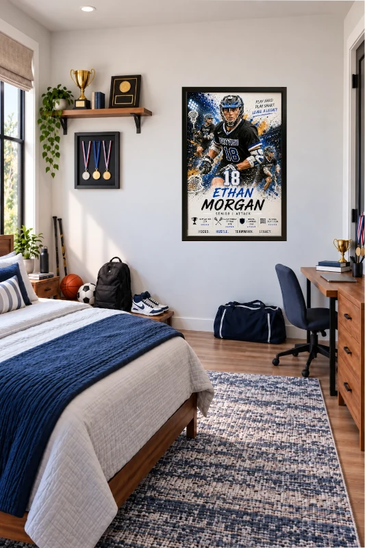 Lacrosse bedroom display