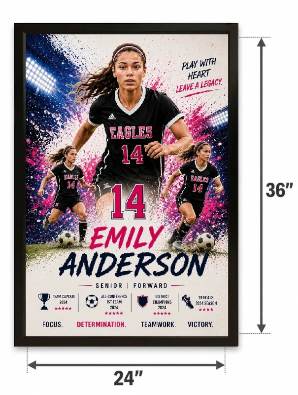 Soccer size comparison