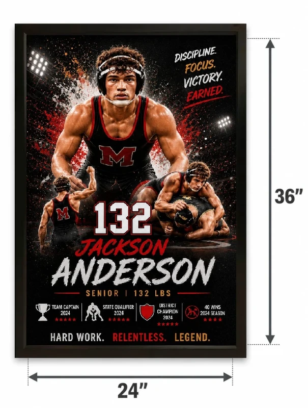 Wrestling size comparison